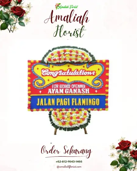 Sewa Papan Bunga Sunggingan